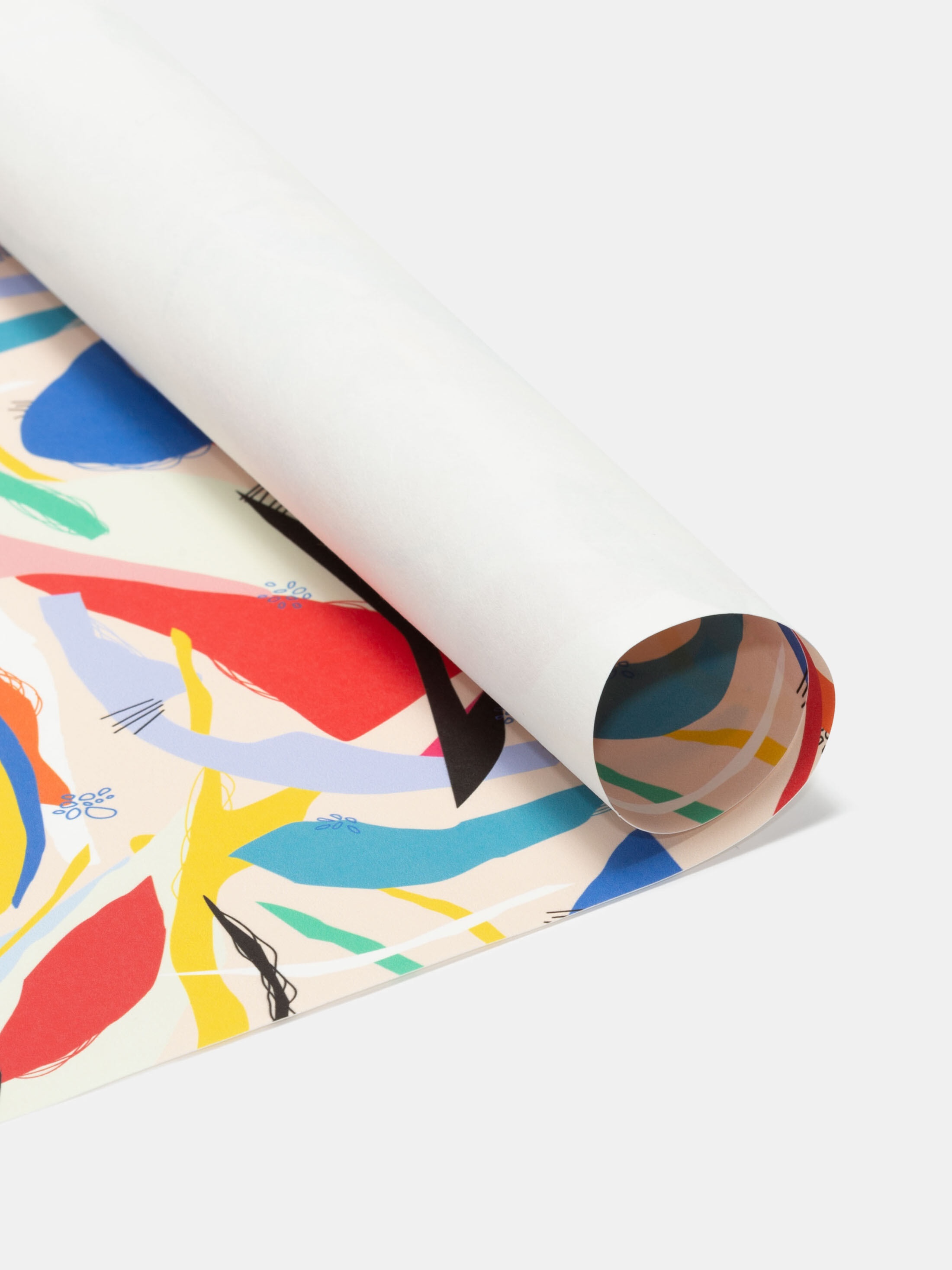 scroll papier stof bedrukken op maat vouw