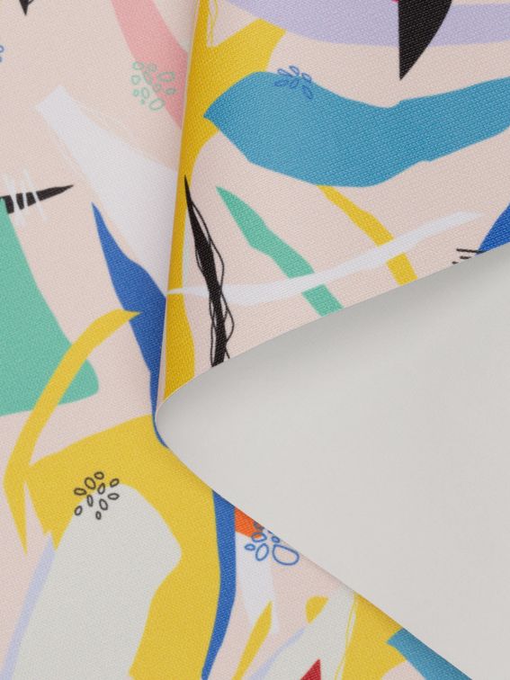 Verduisterende stof bedrukt voor rolgordijn