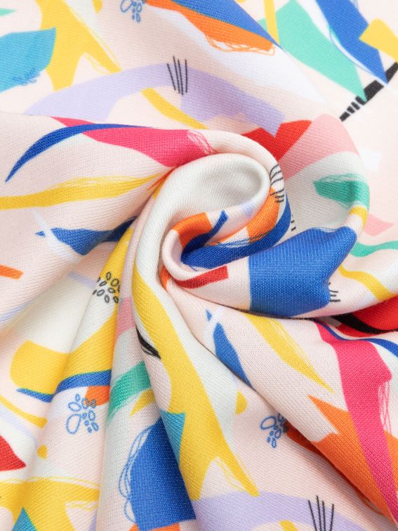 Loop Back Jersey Fabric Printing