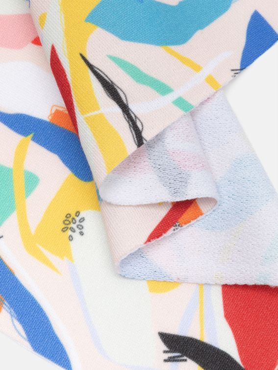 custom print Loop Back Jersey Printing fabric