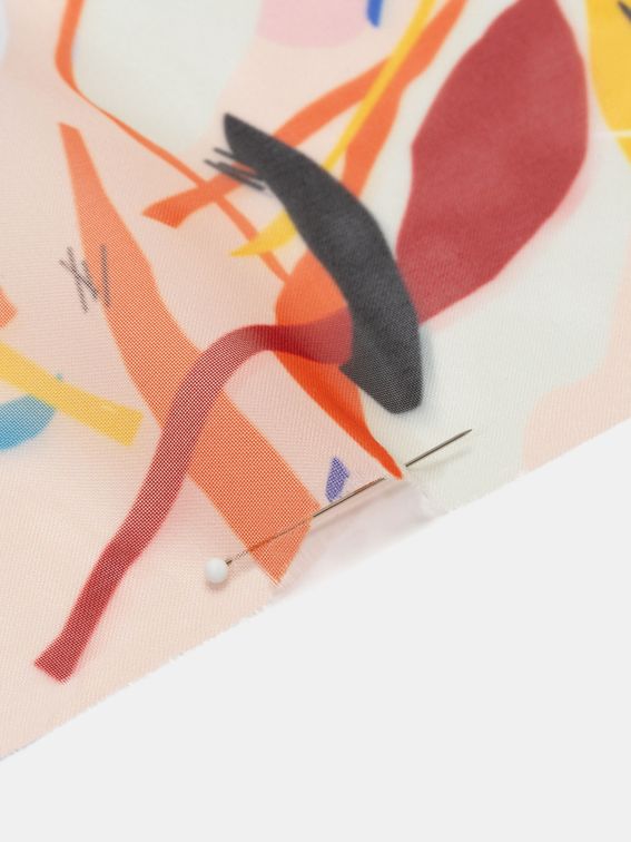 fabric personalized wool silk