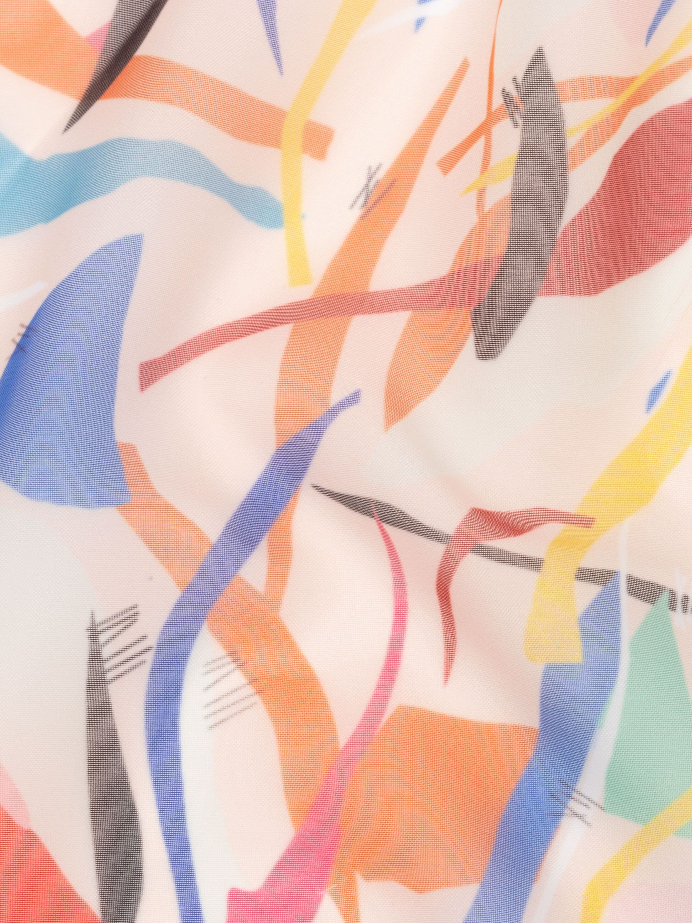 Detailed view of custom wool silk fabric texture