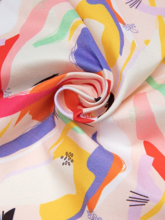 print on Portobello Canvas upholstery fabric samples