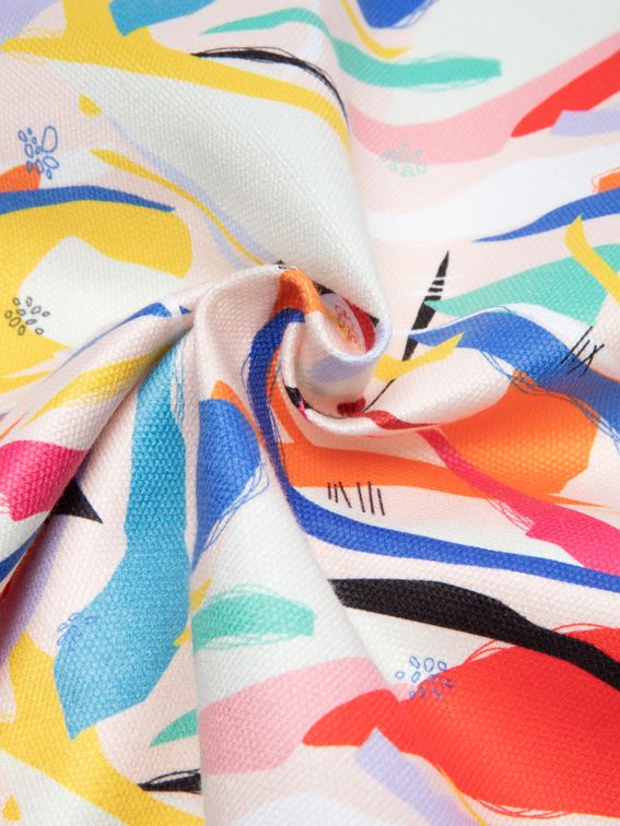 Archway traditional weave fabric printed