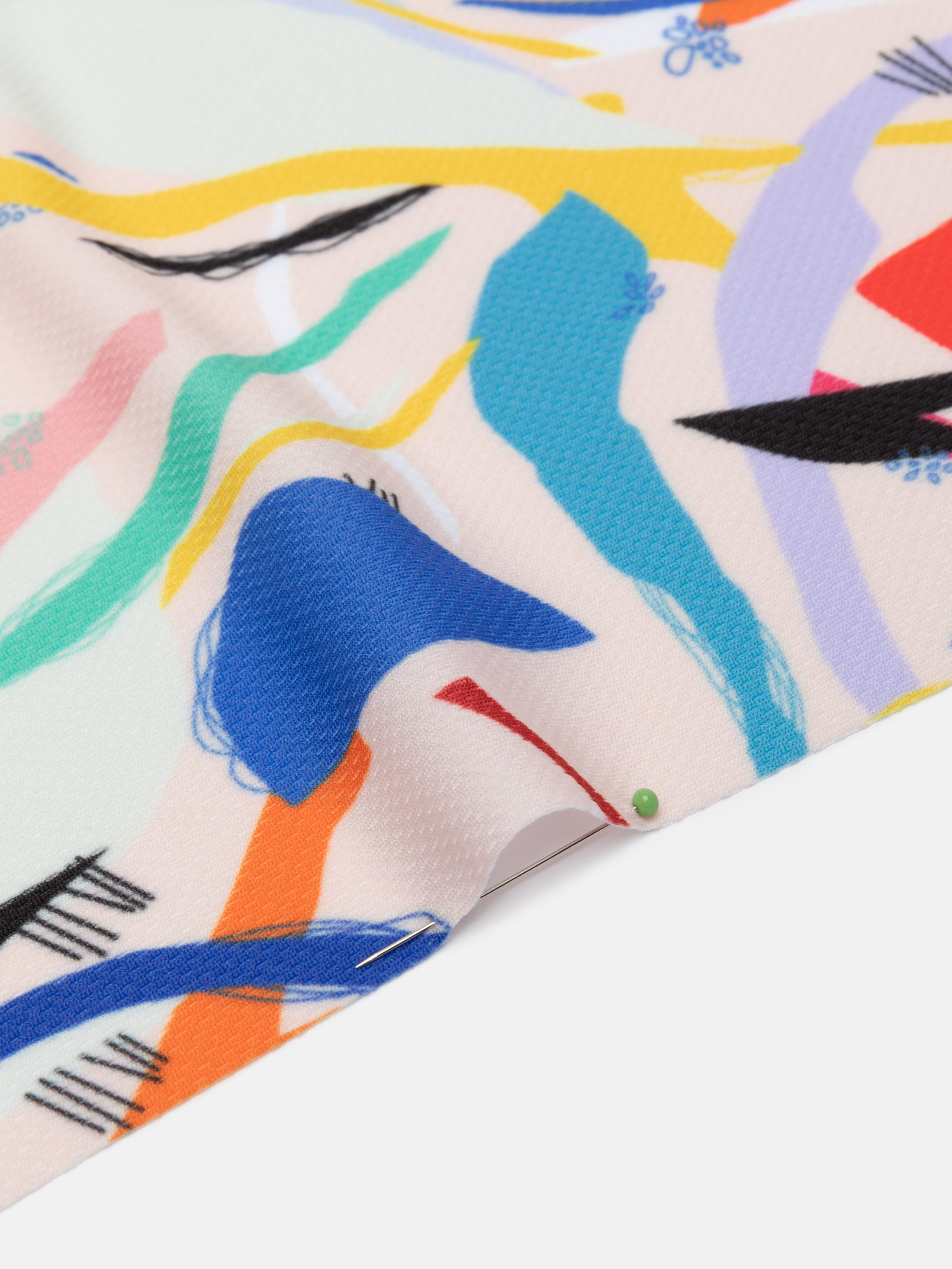 sports fabric printed Airflow surface detail