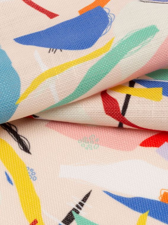 printing Dorchester Weave fabric pattern