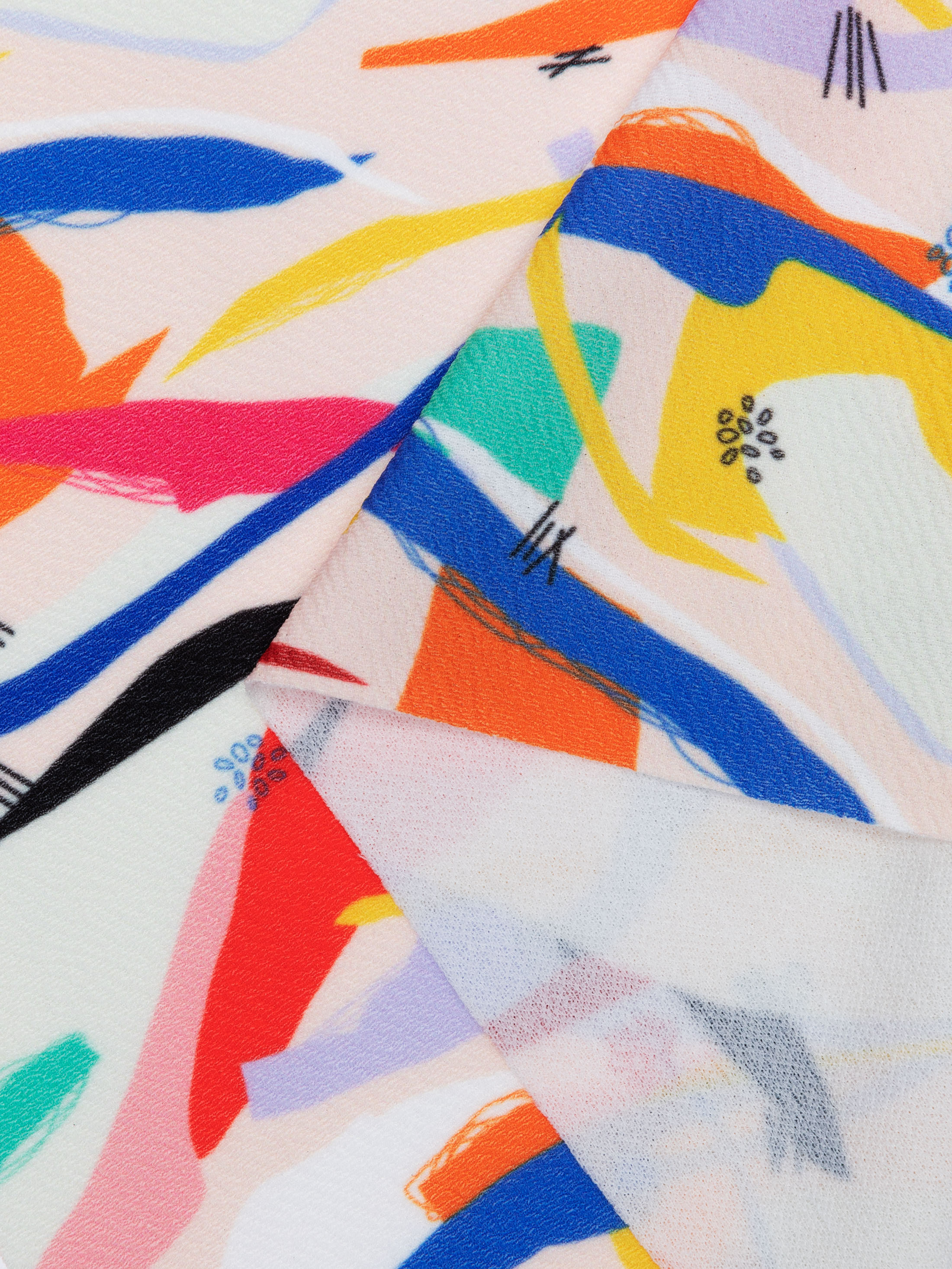 Tissu stretch impresion en couleur