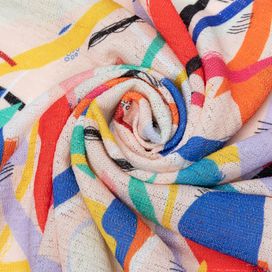 ルースニット・ジャージー 布印刷