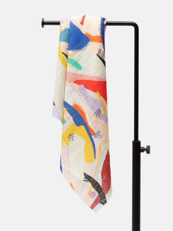 Design your own knit jersey fabric pinned example