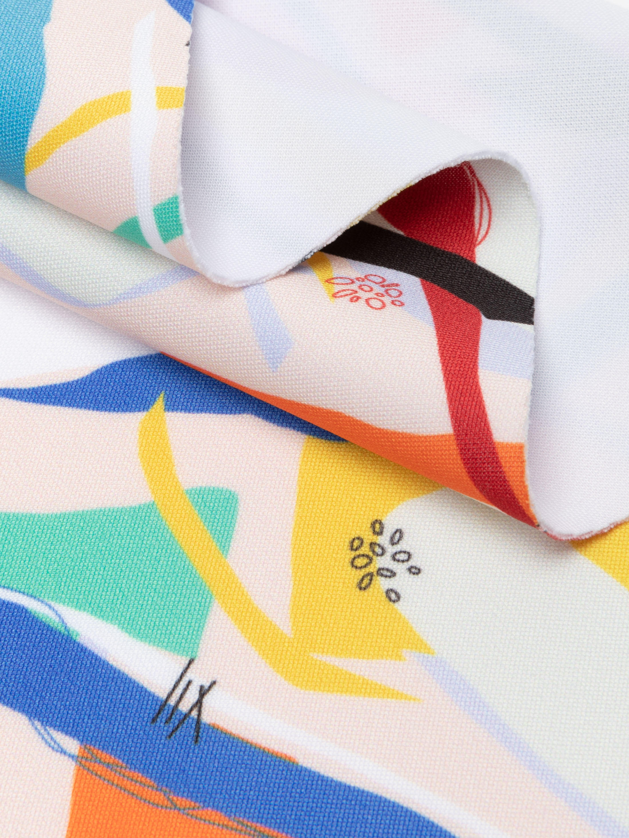 Printing on Scuba Fabric thick feel