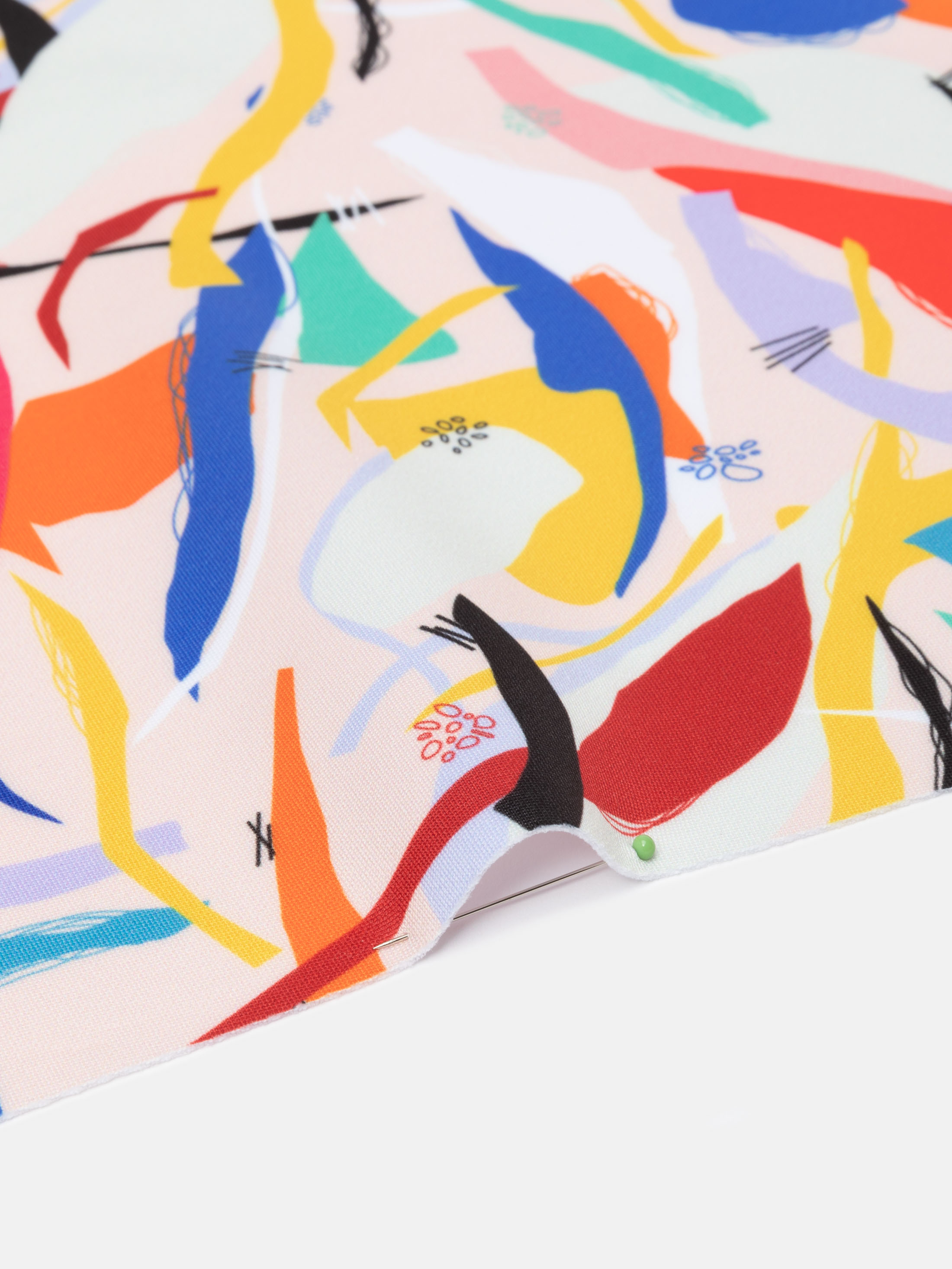 Scuba digital print fabric heavy