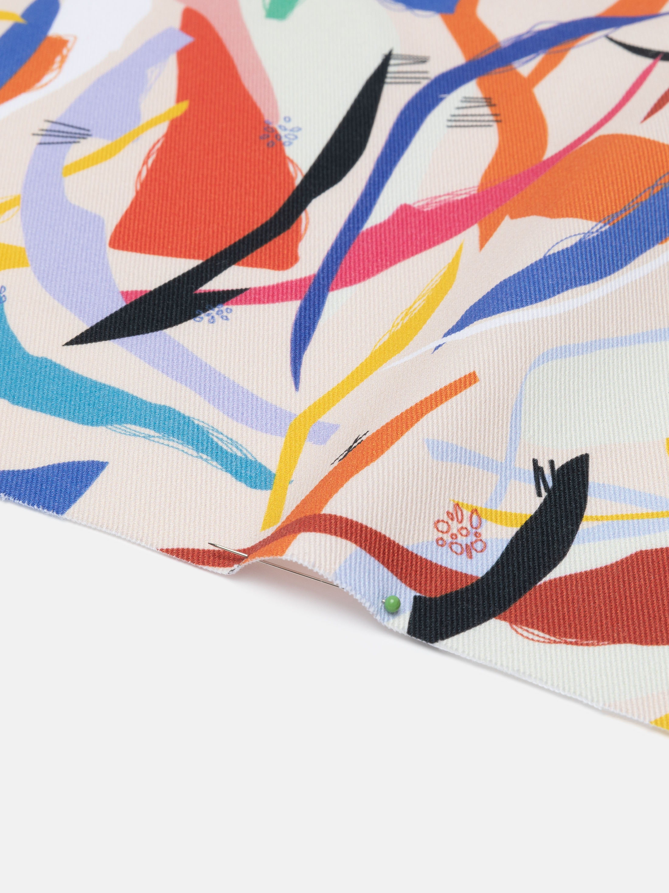 Custom printed drill fabric