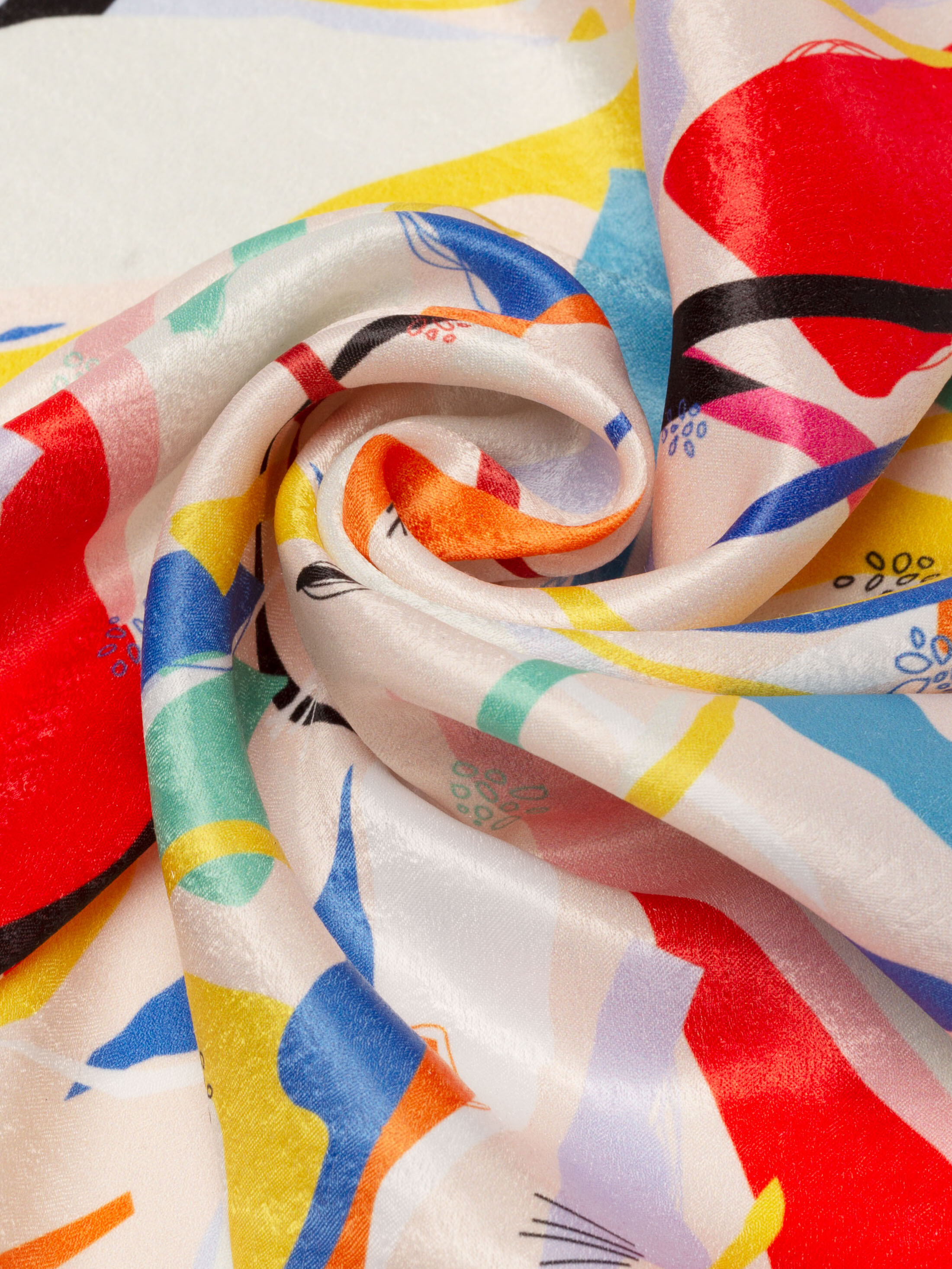 print on velvet satin