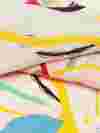 Crepe de Chine fabric print shiny