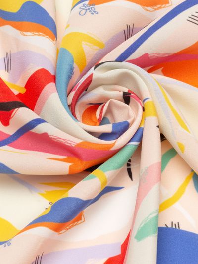 crepe de chine stof