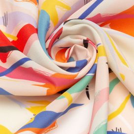 クレープ デシン 印刷