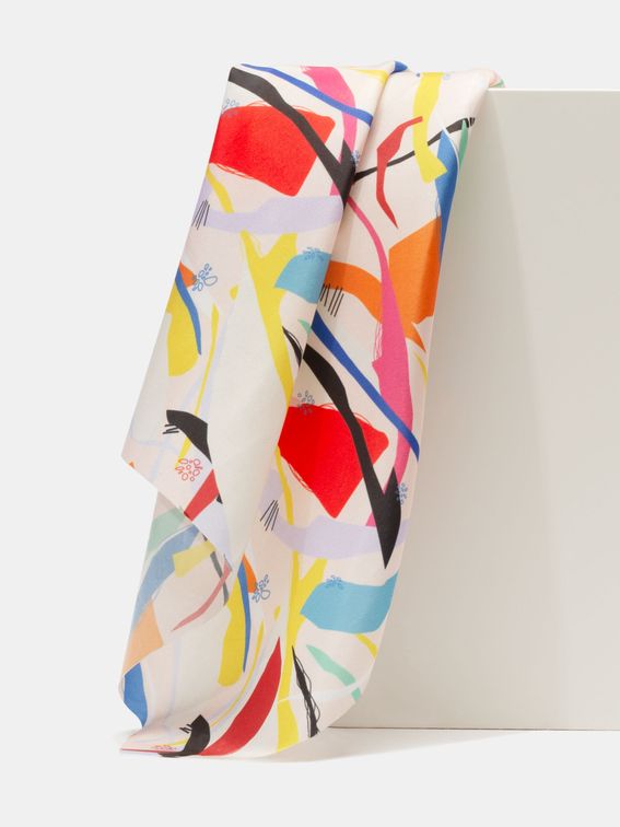 print Taffeta fabric pattern