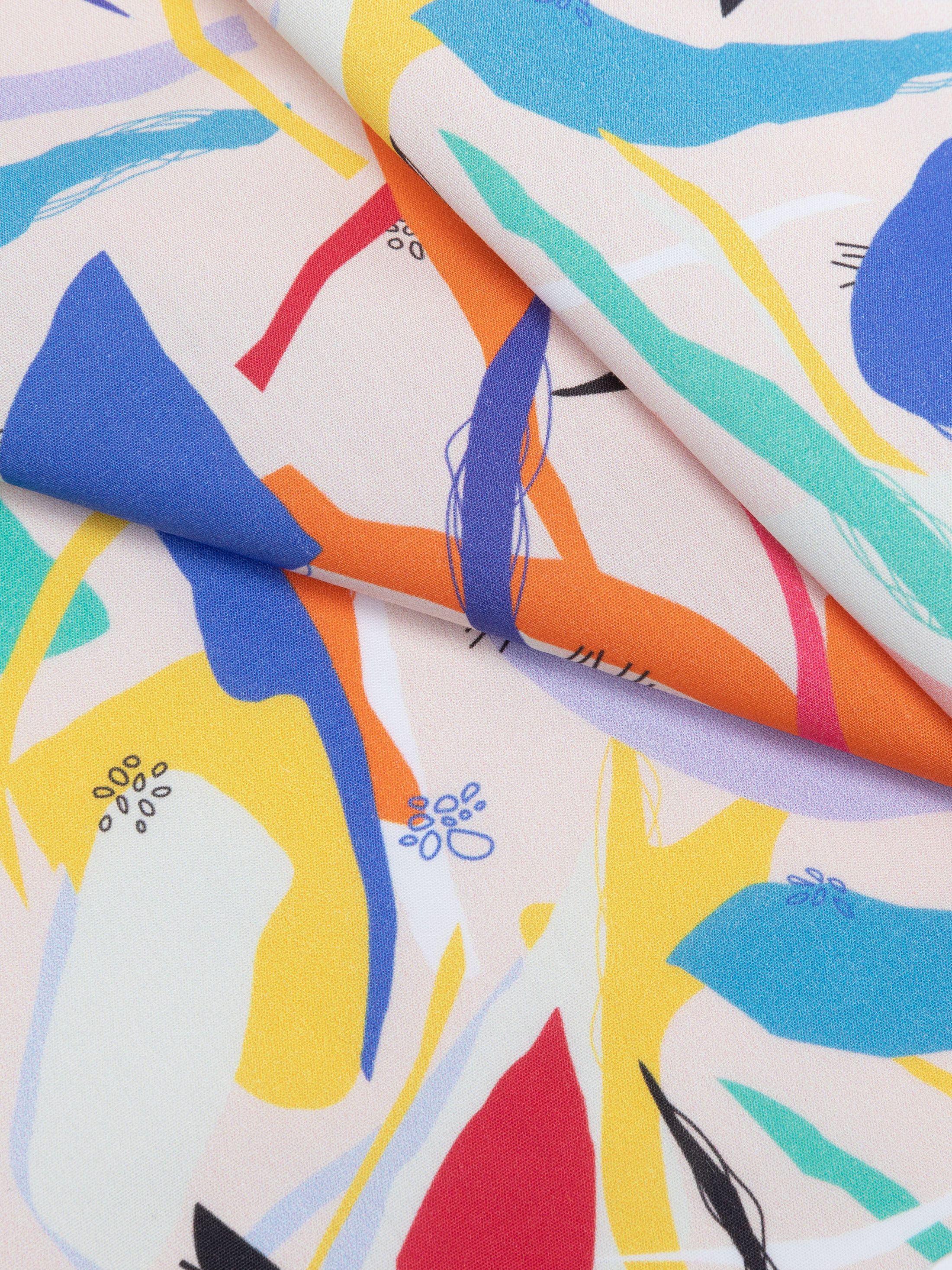 Janice organic cotton poplin fabric