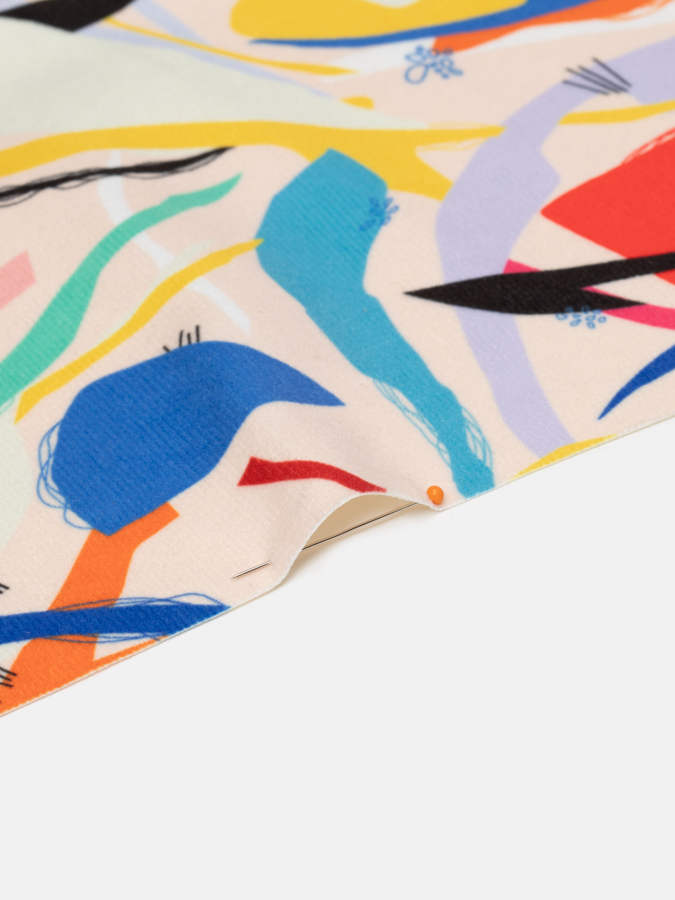 fabric custom Suede fabric printing edge options