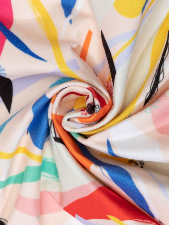 printing suede vision fabric