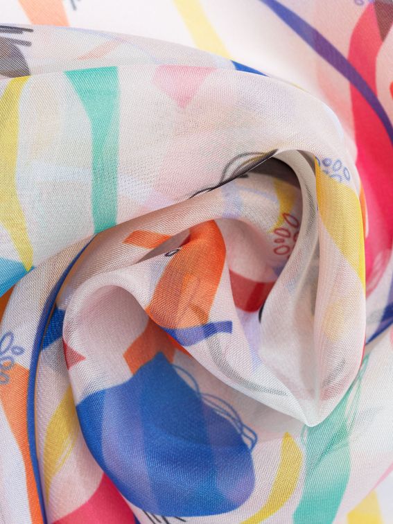 digital Paris Chiffon printing designer