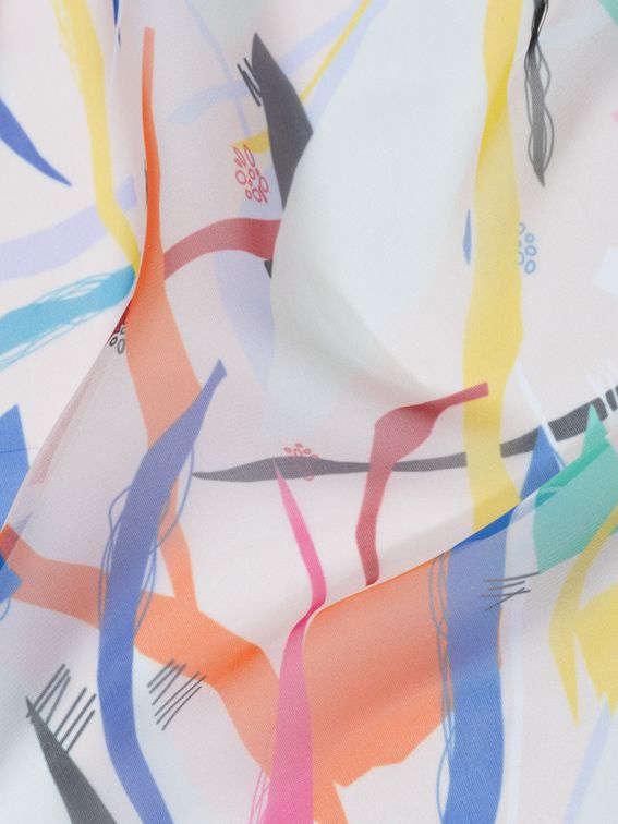 digital printing on Paris Chiffon