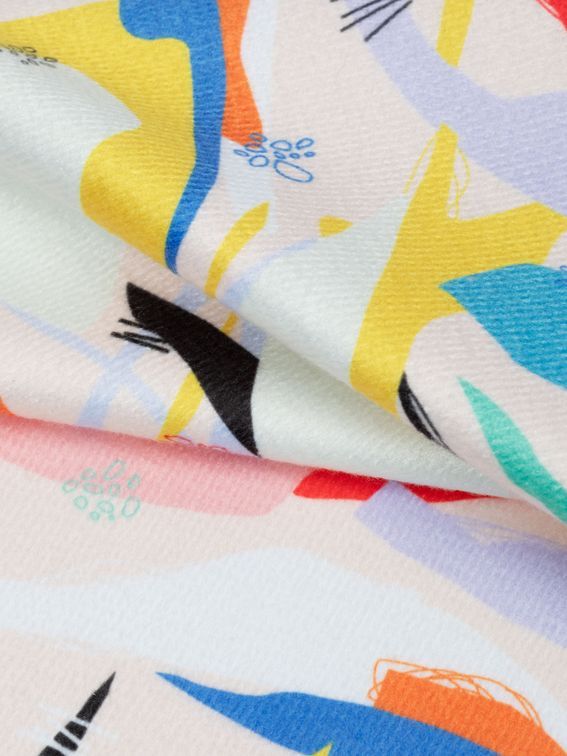 custom Toweling fabric samples printing