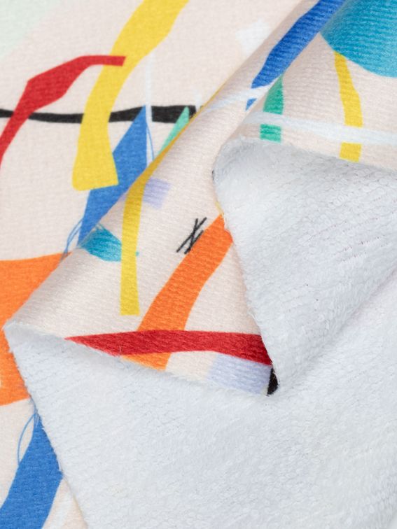 Toweling digital print fabric