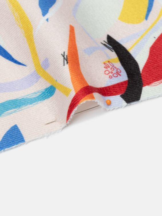 digital printing on Toweling fabric