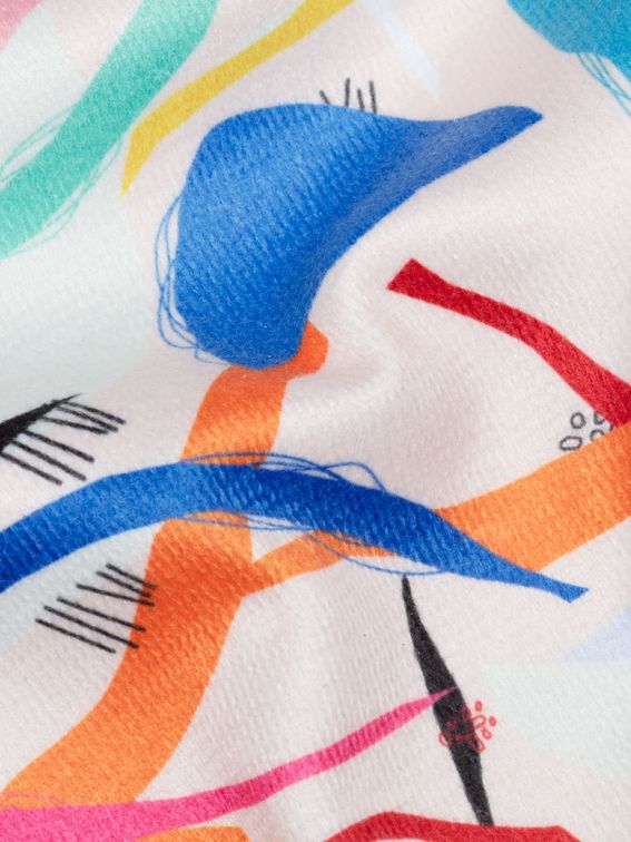 digital printing pattern on Toweling