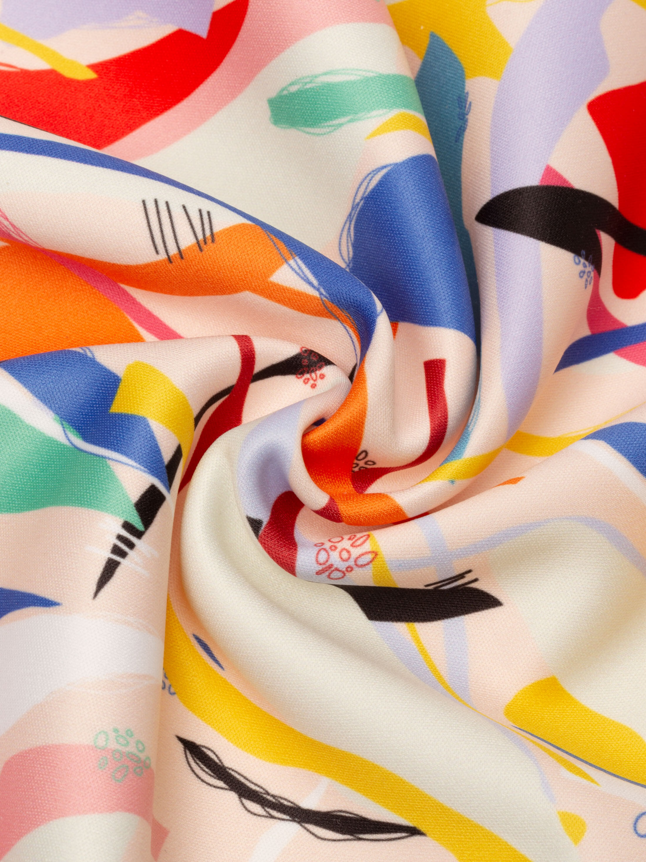 Custom printed softshell fabric