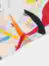 Swatch pack sample of custom printed softshell fabric
