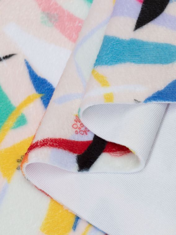 digital printing on Plush Velvet fabric