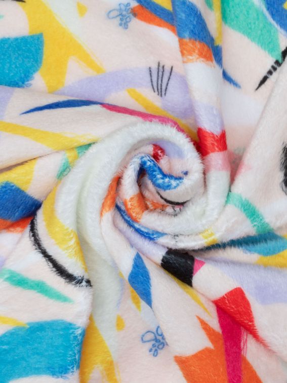 print Plush Velvet fabric swatch