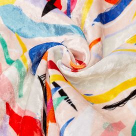 printed marbled fabric