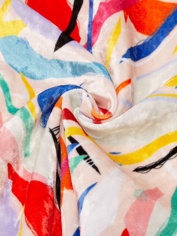 printed marbled fabric