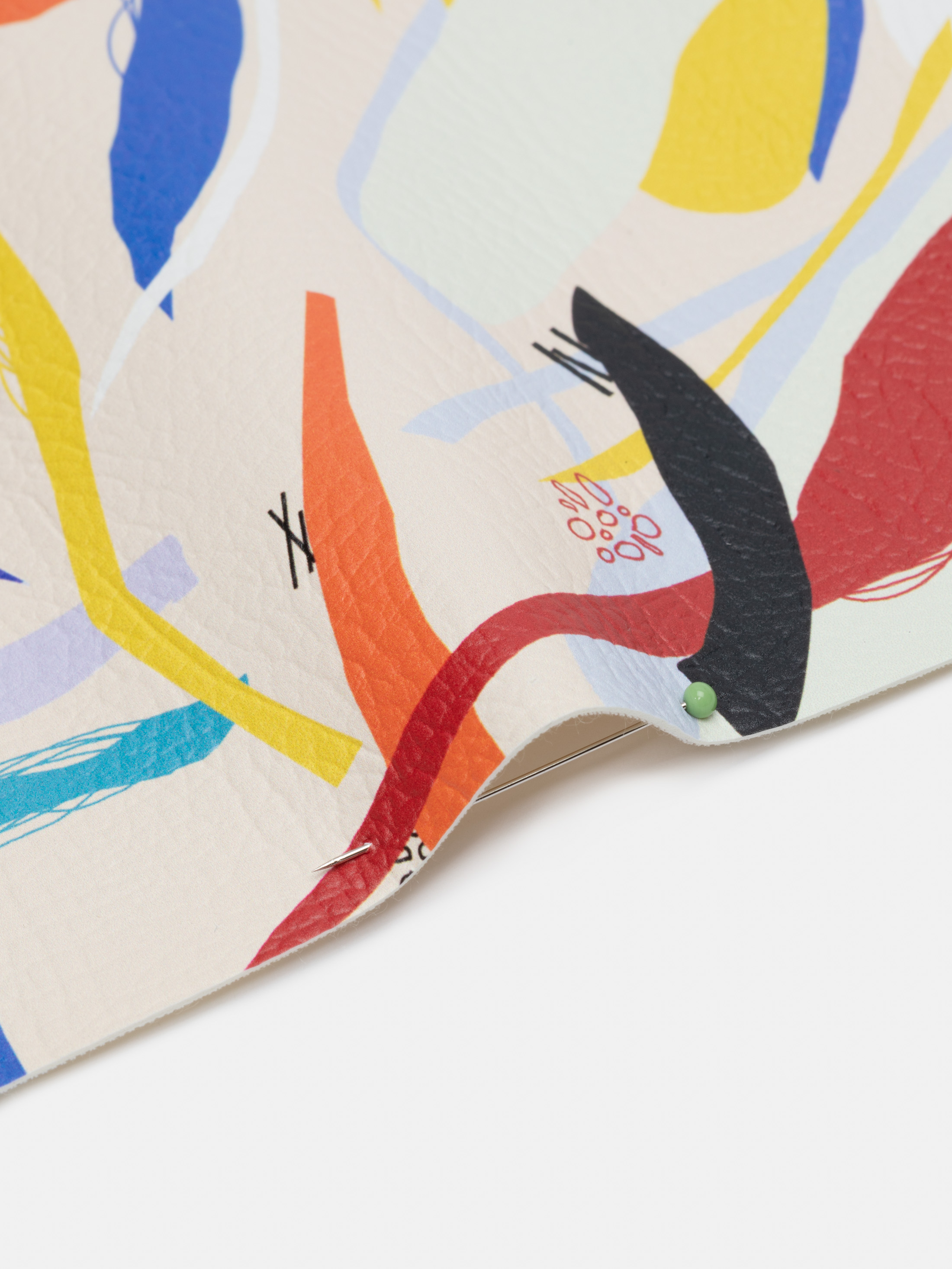 Leatherette material på metervara