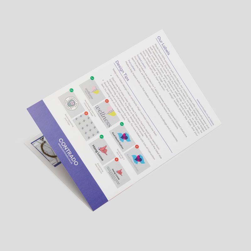 Set of Clothing Label Samples