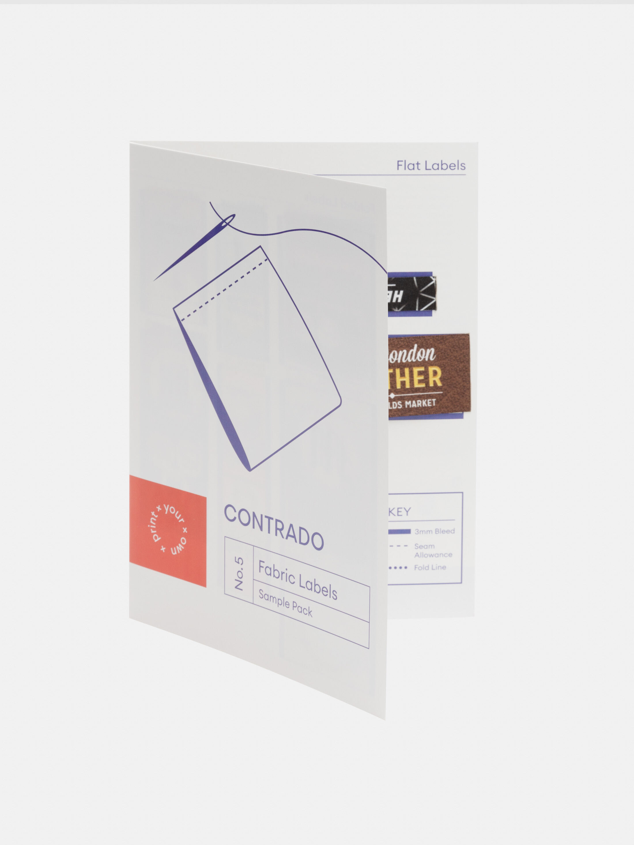 Contrado etiketten muster