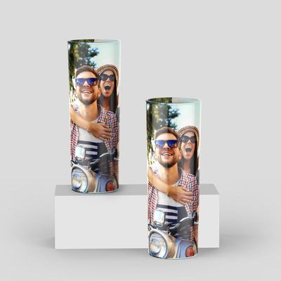 vaso tubo personalizado