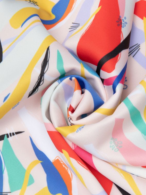 ロックススポーツジャージー生地 デザイン