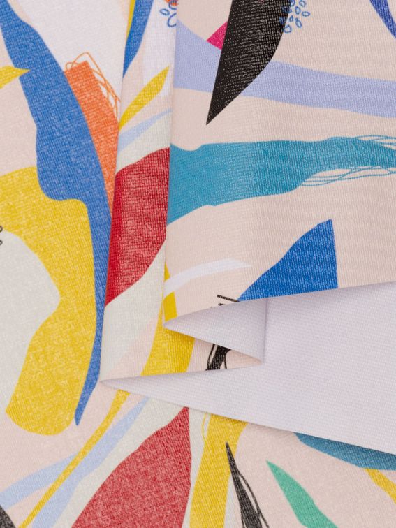 Print Stiff Translucent fabric