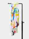 folded printing stiff translucent fabric pattern