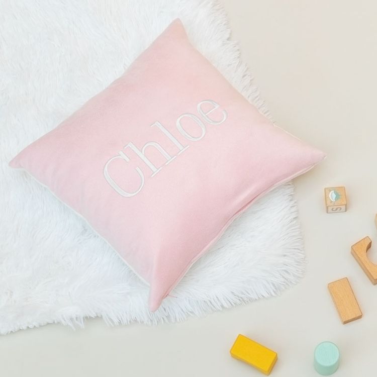 custom embroidered pillows