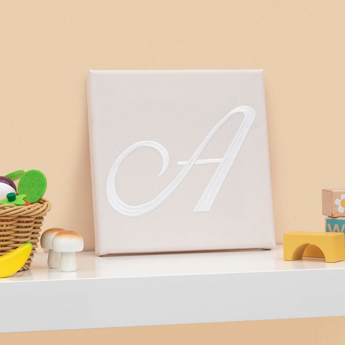 letter canvas wall art