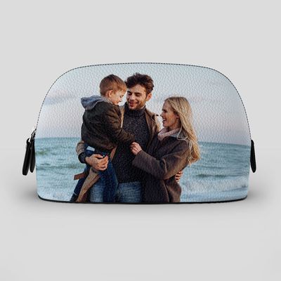 custom makeup bag travel case All My Cruise Crap Personalized Leather - Gift for Personalize it with a monogram to create a refined and practical everyday beauty organizer Personalized Travel Makeup Bag, Customized