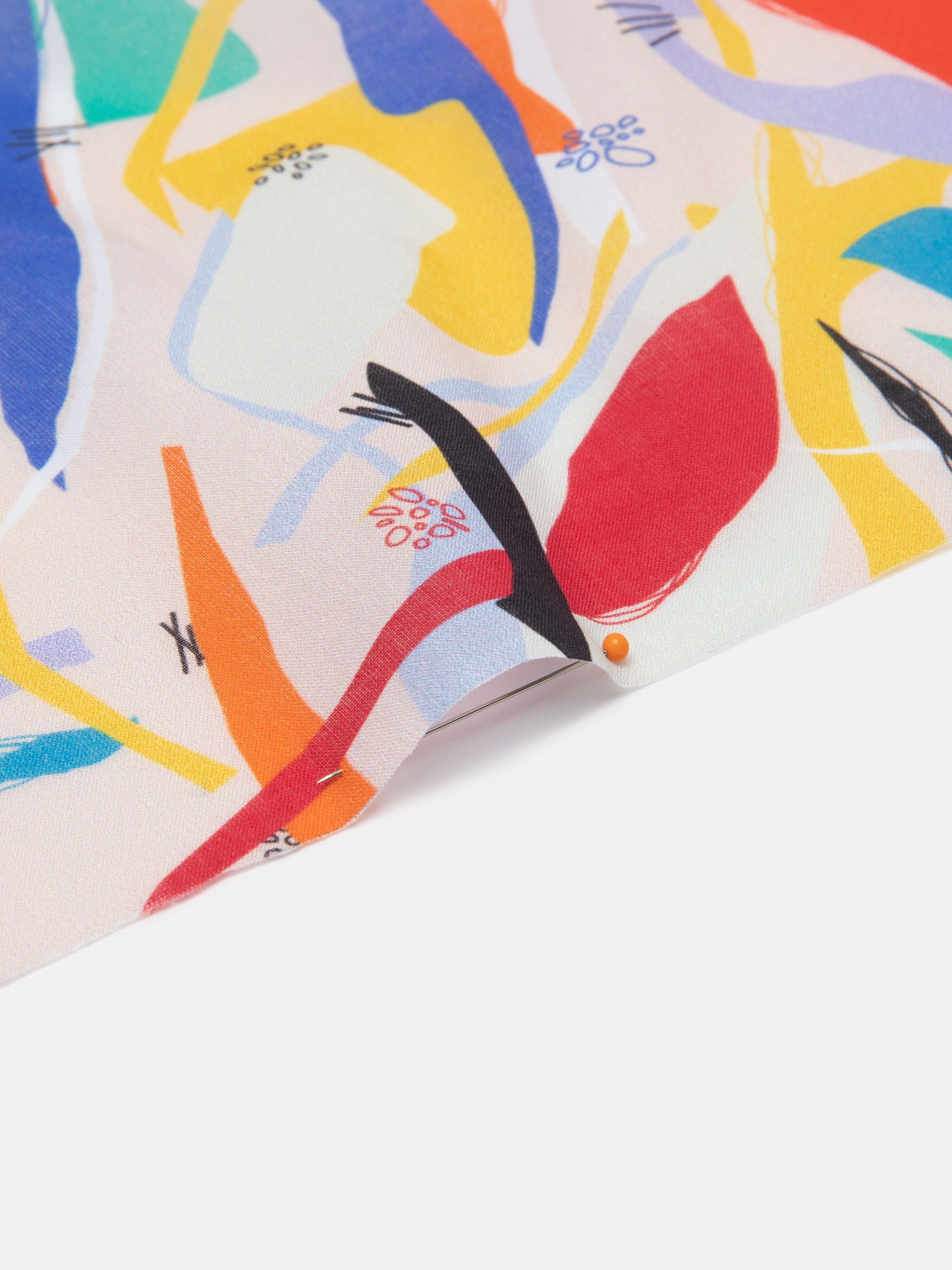 Pima Lawn tejido estampado con tintas reactivas