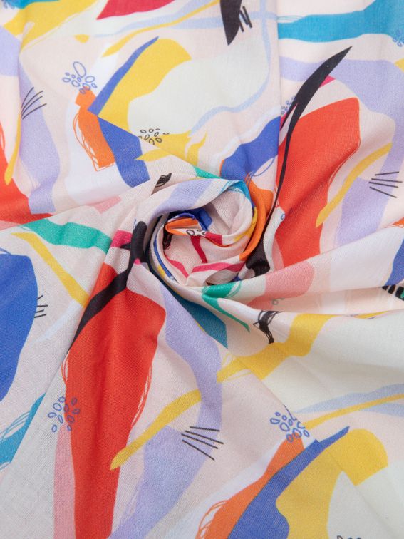 100% cotton pima lawn fabric