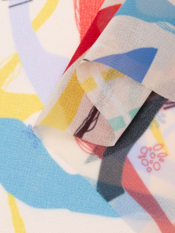 Custom Georgette Printing
