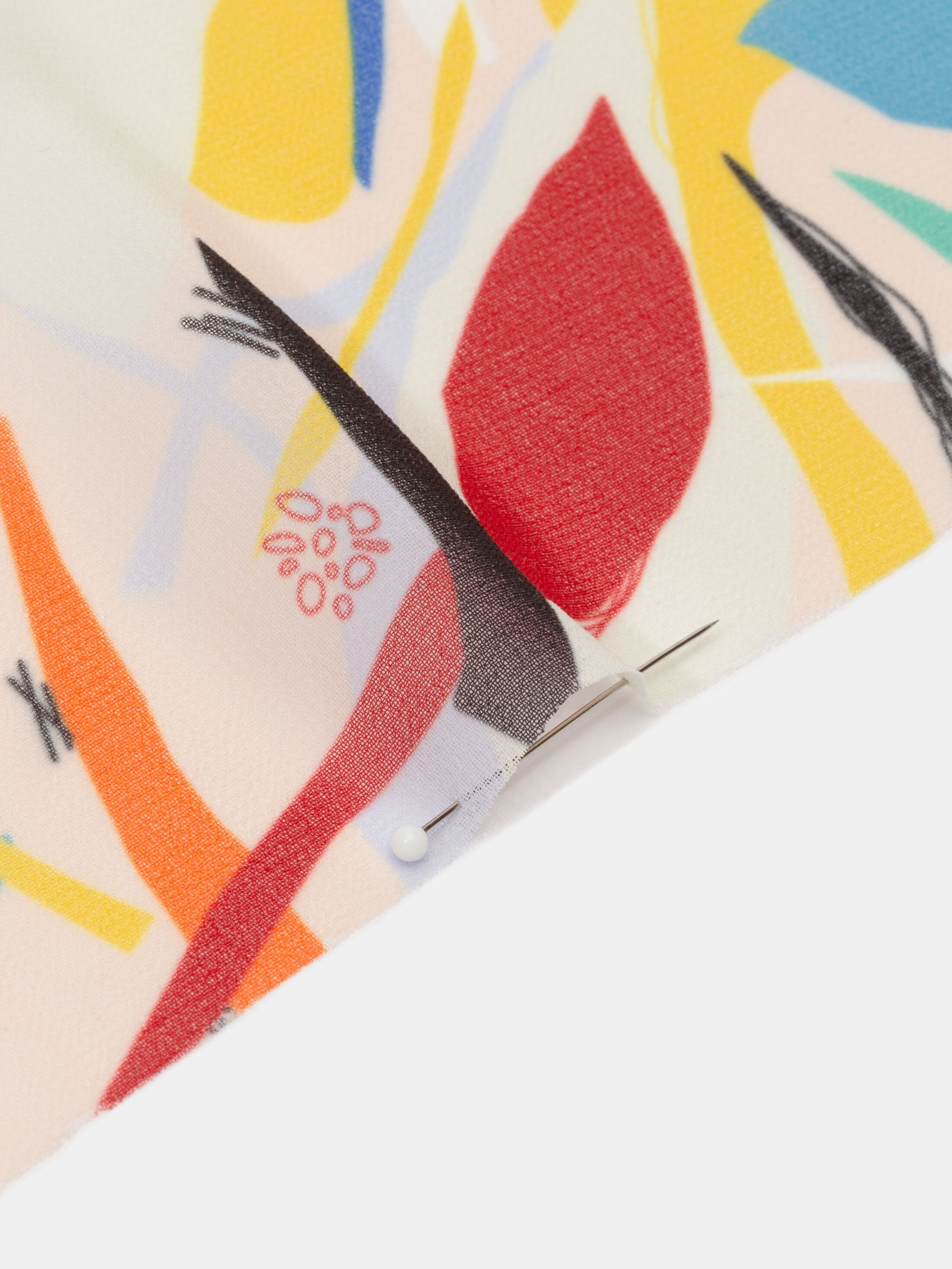 print on poly georgette fabric